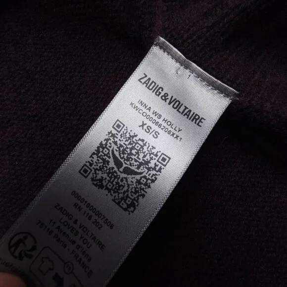 Zadig & Voltaire Inna Cashmere Embellished Cardigan - Picture 14 of 16